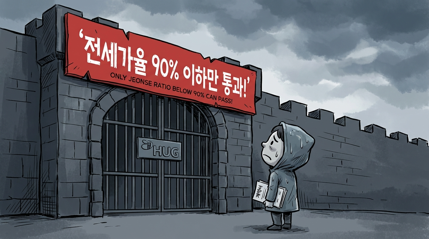 [내 전세금 방어] HUG 전세보증보험 90% 룰과 공시가격 140%의 함정