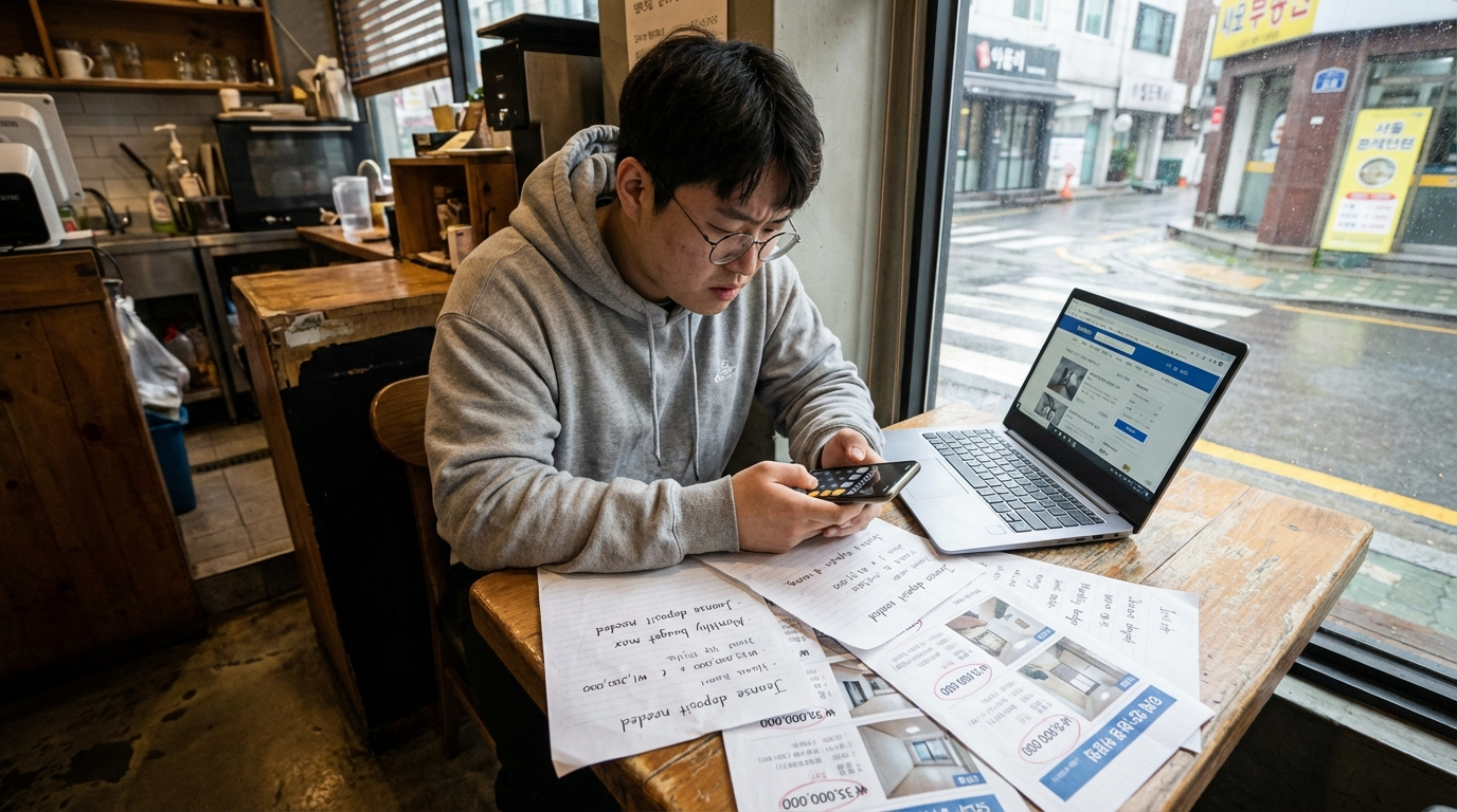 [부동산 복비 계산] 보증금 1000에 월세 50만 원, 부동산 복비는 얼마일까? (월세 환산보증금)
