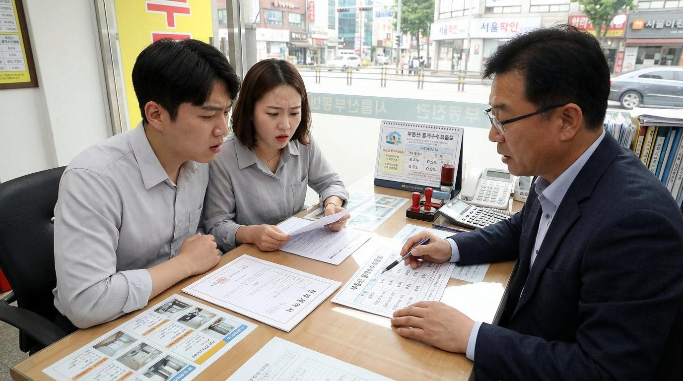 오피스텔 전세 계약 전 필수 확인! 부동산 중개수수료 눈탱이 맞지 않는 법